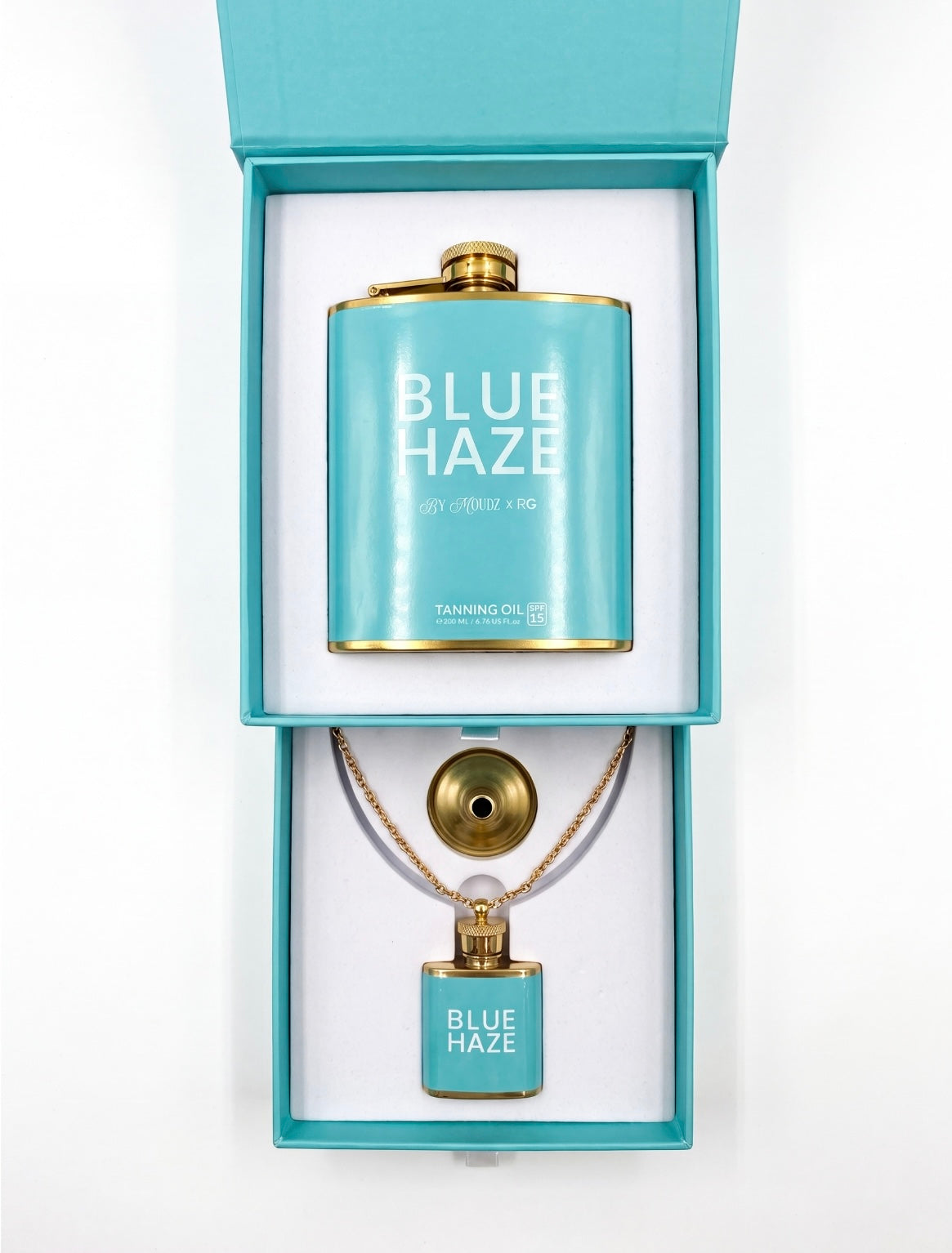 Rosé Glow × By Moudz | Blue Haze Tanning Oil