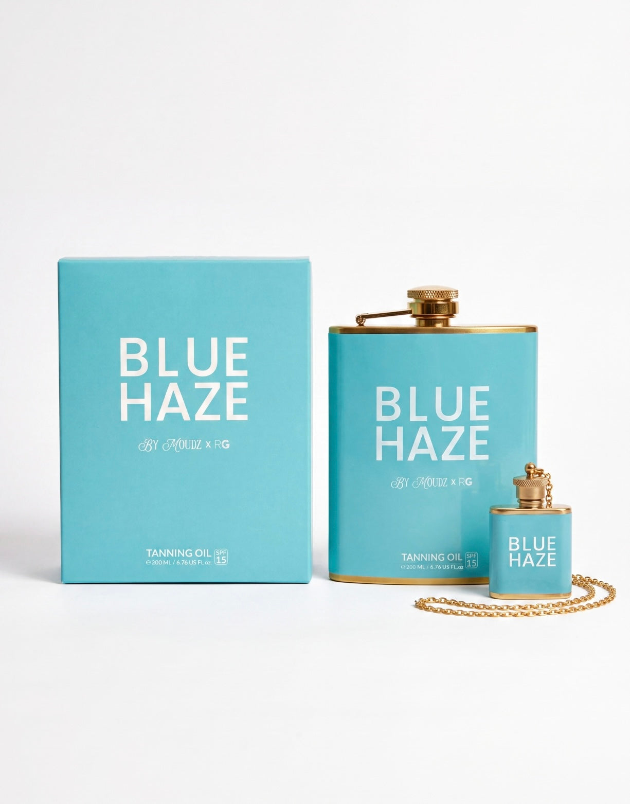 Rosé Glow × By Moudz | Blue Haze Tanning Oil